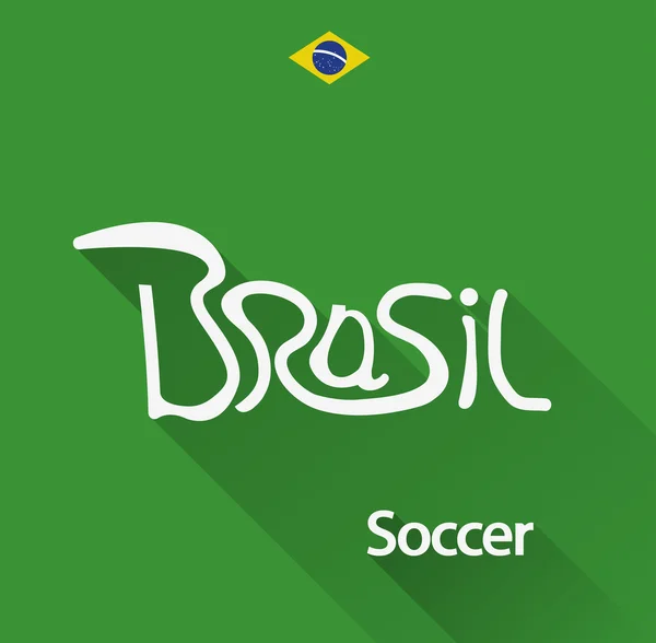 Brasilien-Banner — Stockvektor