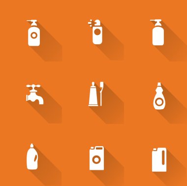 deterjan şişesi Icon set