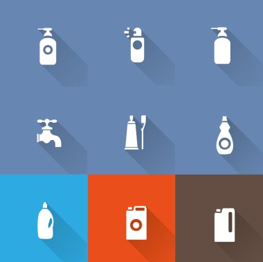 deterjan şişesi Icon set