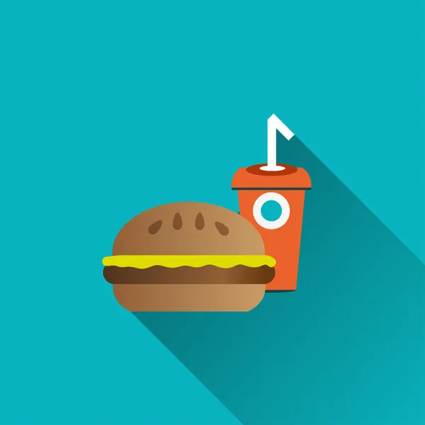 Burger icon — Stock Vector