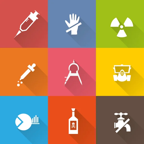 Science icon Set — Stock Vector