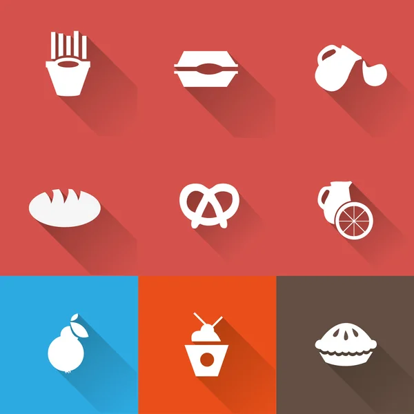 Food Icons — Stock Vector