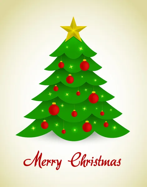 Vektör Noel ağacı