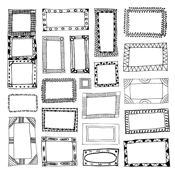 Set picture frames — Stock Vector