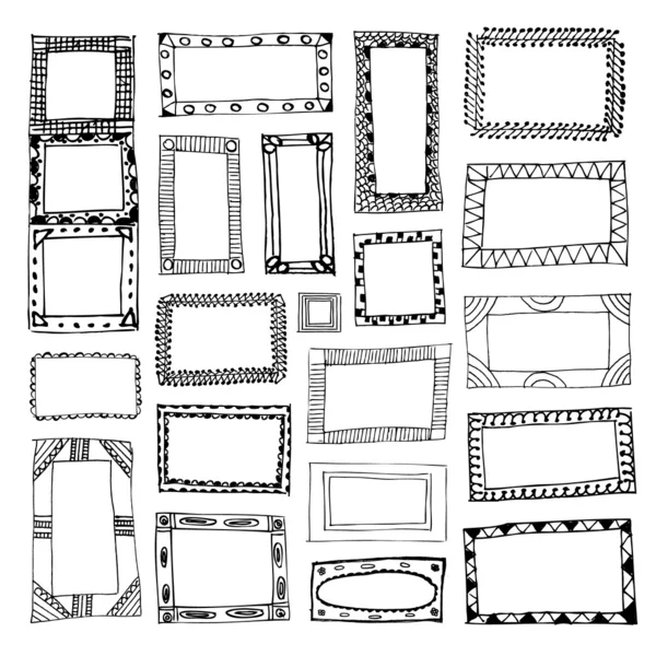 Establecer marcos de imagen — Archivo Imágenes Vectoriales