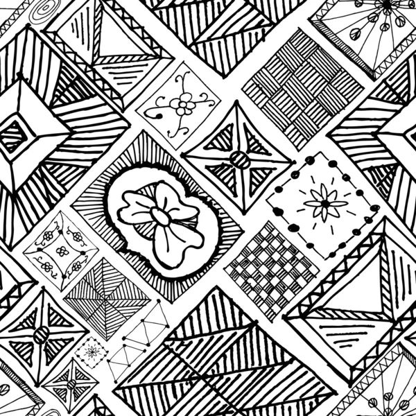 Dikişsiz doodle desen