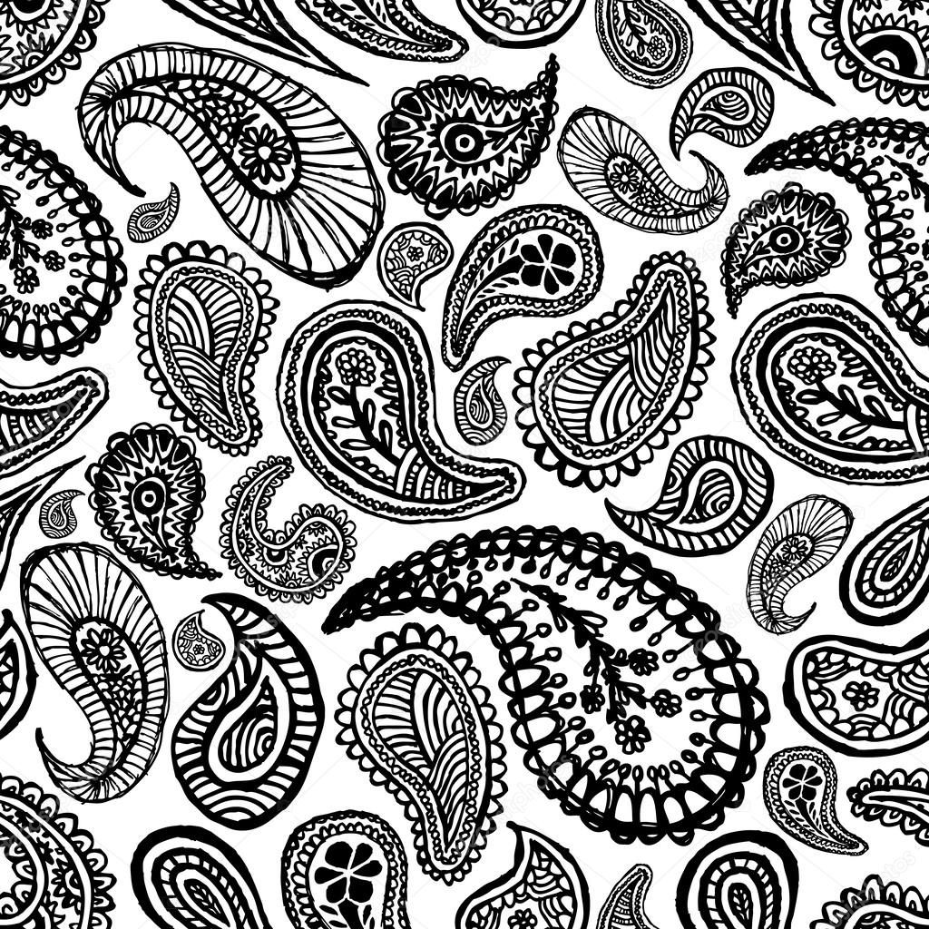 Download Vector seamless paisley pattern — Stock Vector © lukas ...