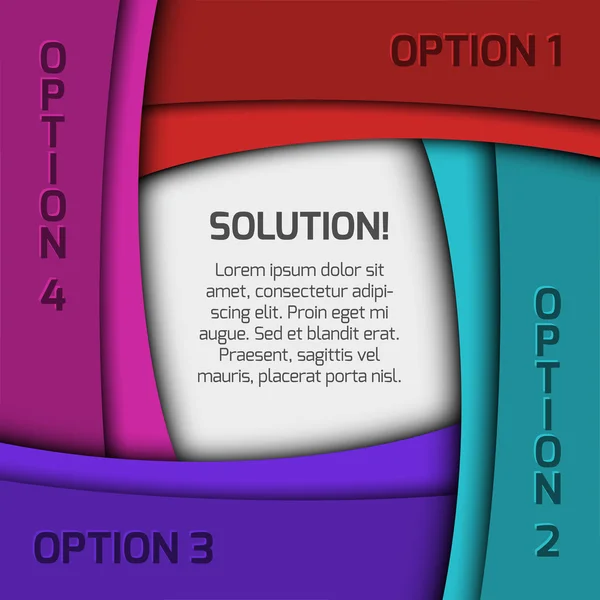 Design de infográficos coloridos — Vetor de Stock