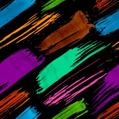 Colorful dark grunge seamless pattern clipart