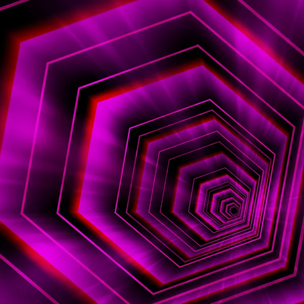 Fondo hexágono violeta abstracto — Vector de stock