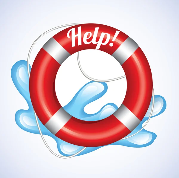 Lifebuoy Ayuda — Vector de stock