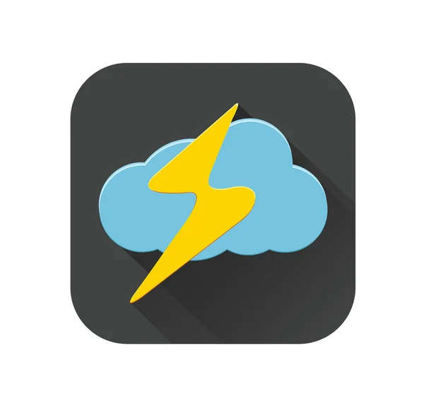 Icône de tempête — Image vectorielle