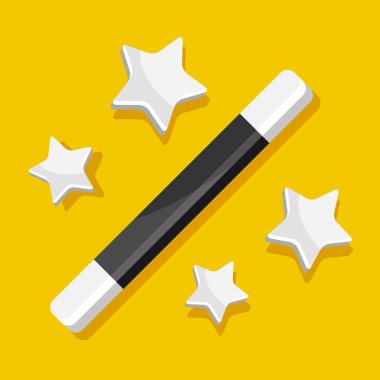 vektör sihirli simgesinin