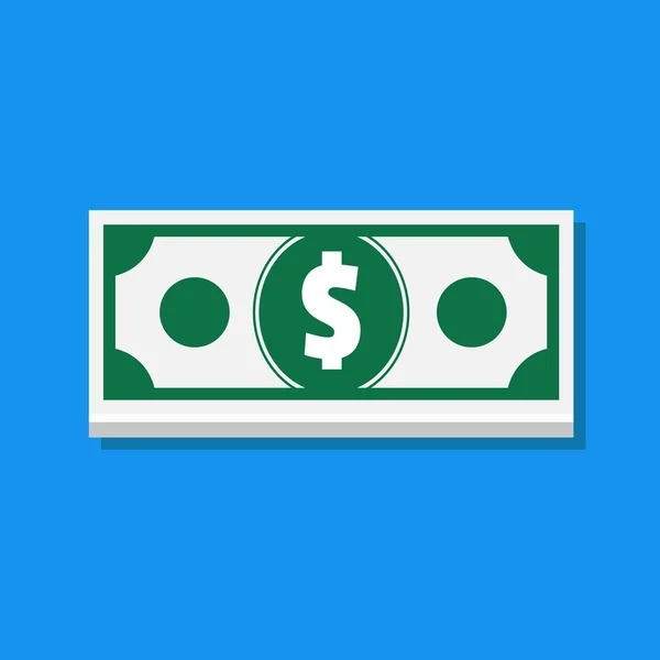 Vector dollar pictogram — Stockvector