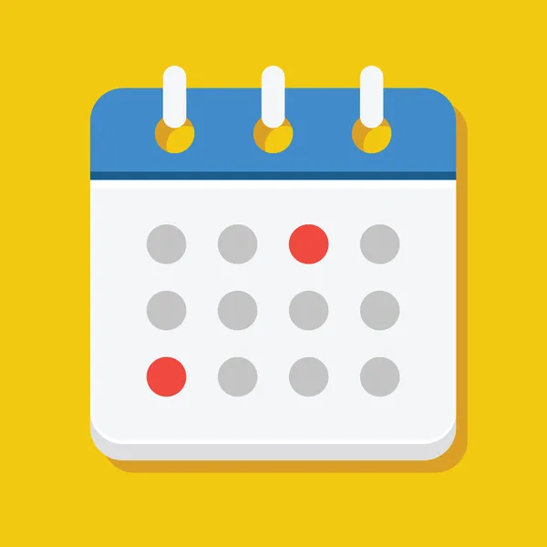 Vektör takvim simgesi