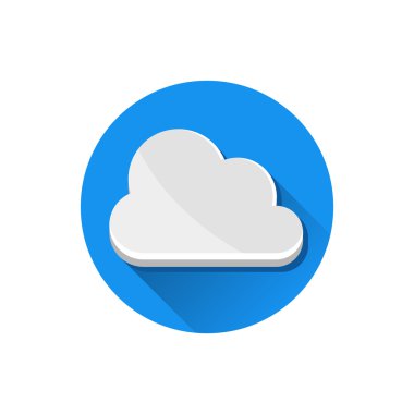 vektör bulut simgesi