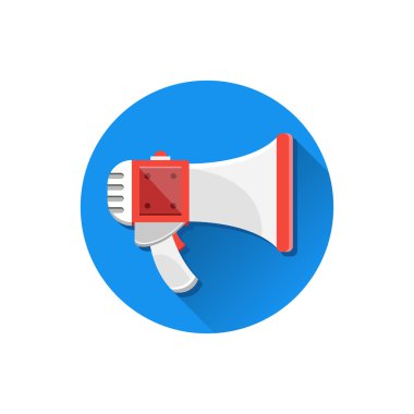 vektör megafon simgesi