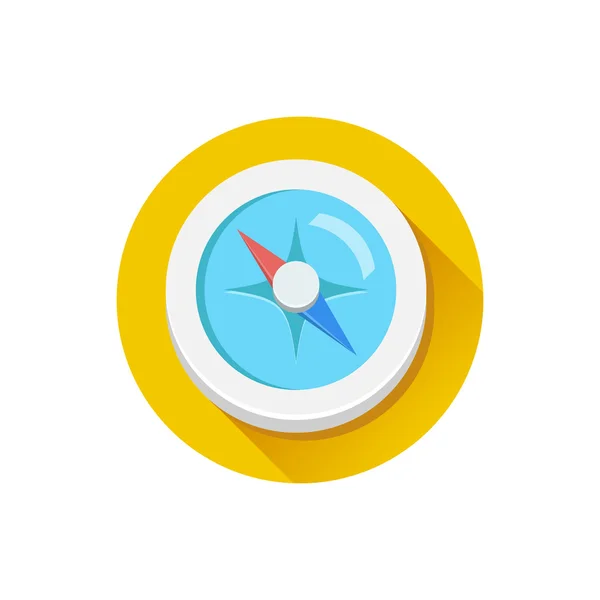 Vector Compass Icon — Stock Vector