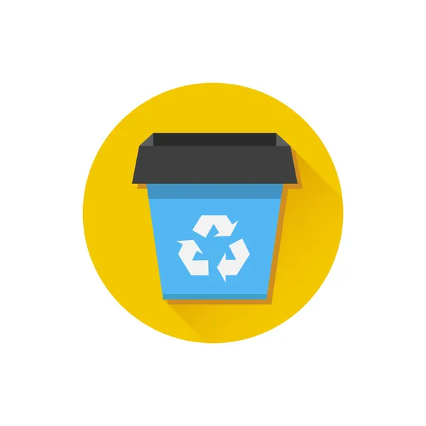 Icono de la papelera de reciclaje de vectores — Vector de stock