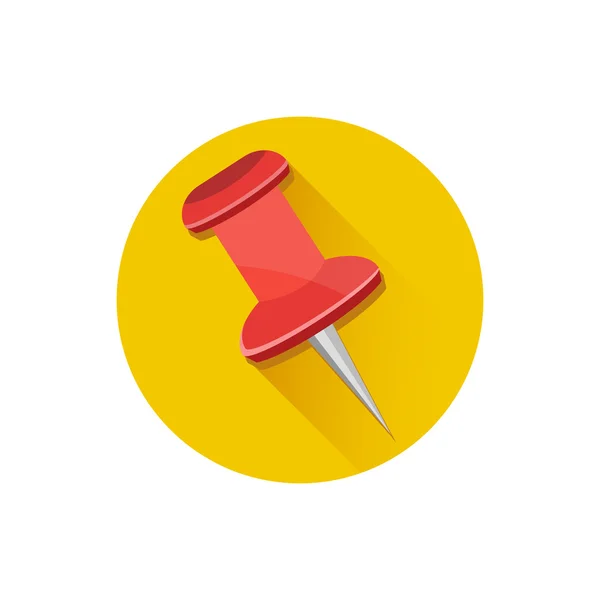 Vector Pushpin Icon — Vector de stoc