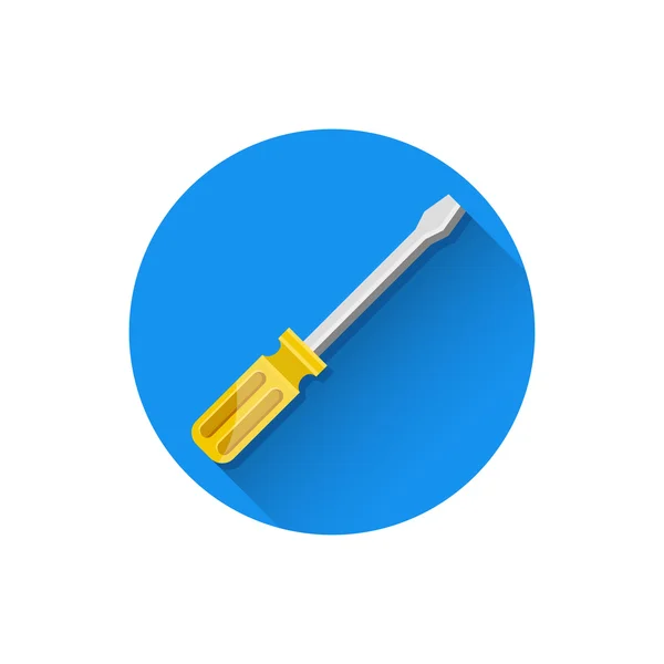 Vector Screwdriver Icon — Stock Vector