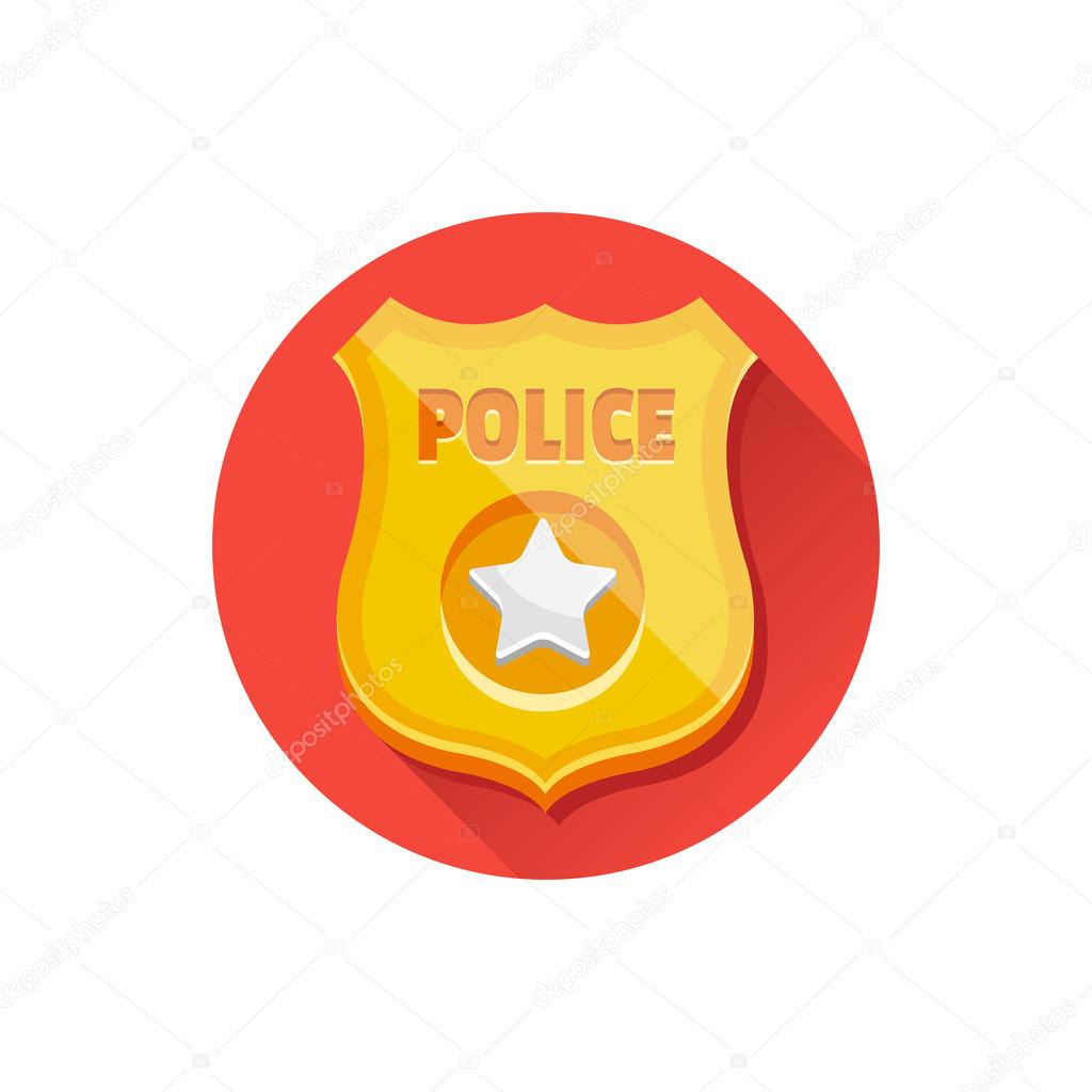 Vector Police Badge Icon