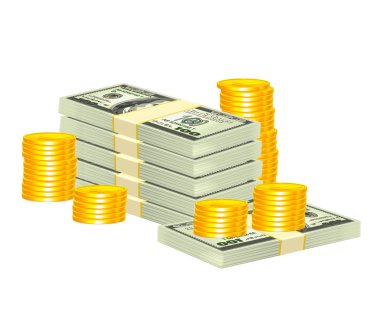 gerçekçi vektör para