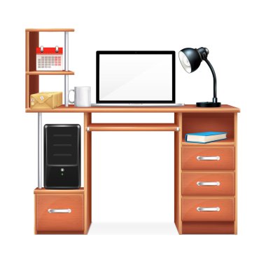 vektör gerçekçi iş yeri