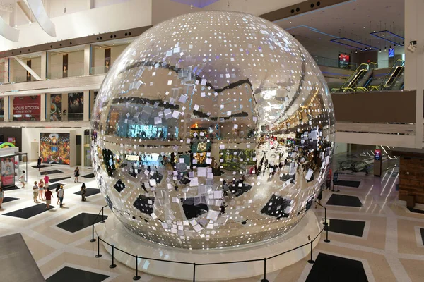 Nevada Usa Foot Tall Million Pixel Digital Sphere Broadcasts Different — Stock fotografie