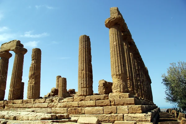 Agrigento tapınaklarda Vadisi — Stok fotoğraf
