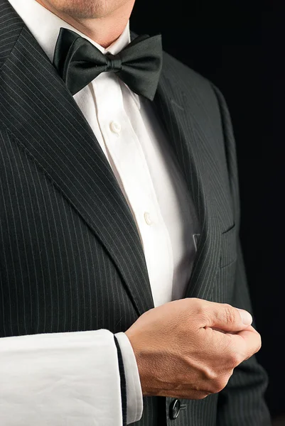 Fine Dining Waiter, Side View — Stock Photo, Image