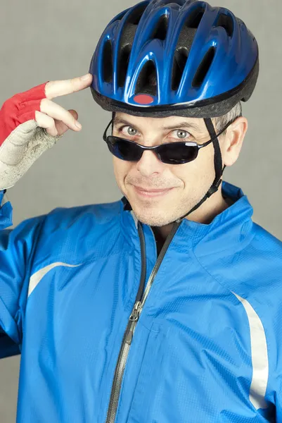 Ciclista de confianza 2 — Foto de Stock