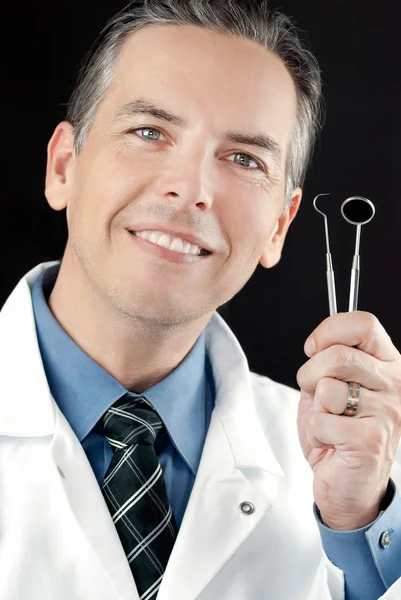 Smiling Dentist — Stock Photo, Image