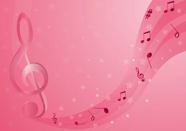 Notas musicales — Vector de stock