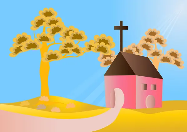 Iglesia — Vector de stock