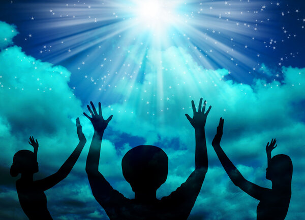 Woman worship and praise