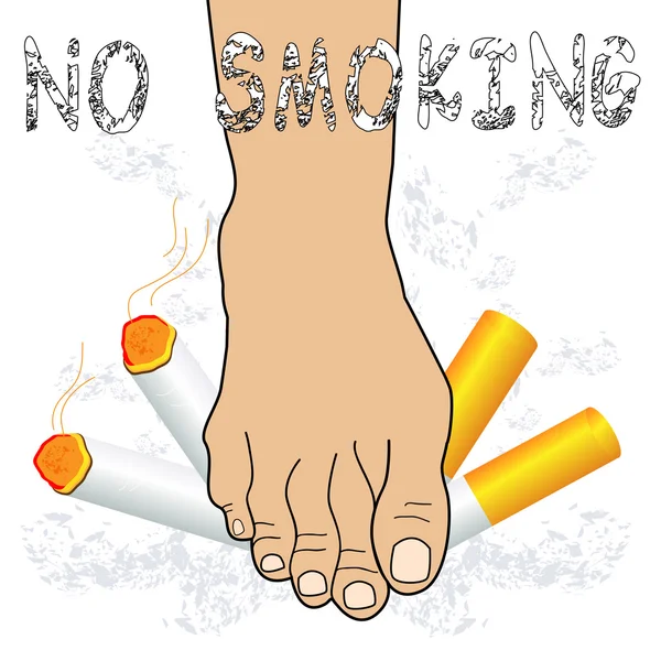 담배 금지 — 스톡 벡터