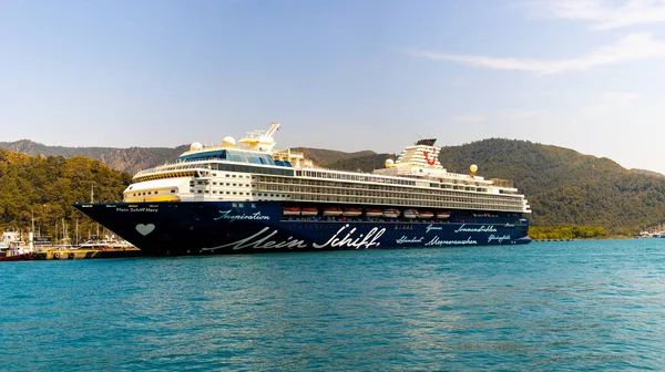 Marmaris Turkey May 2022 Cruise Ship Mein Schiff Herz Turkish — Stockfoto