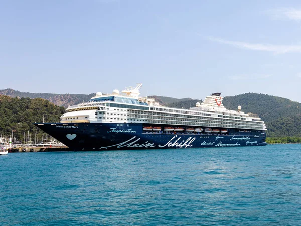 Marmaris Turkey May 2022 Cruise Ship Mein Schiff Herz Turkish — Stockfoto