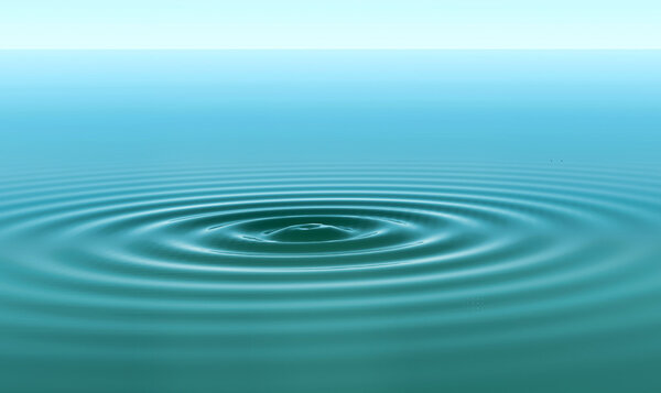 ripples in the water