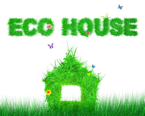 Eco casa — Foto Stock