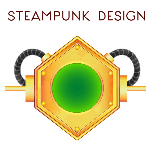 Elemento in stile steampunk — Vettoriale Stock