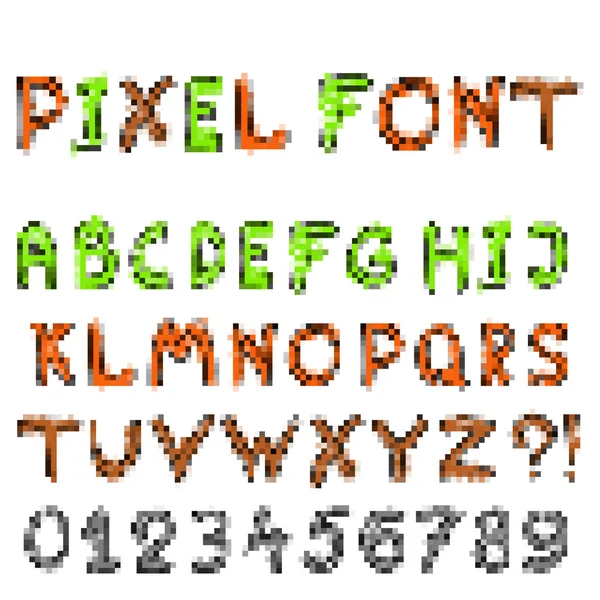 Піксель Ігри шрифту — стоковий вектор