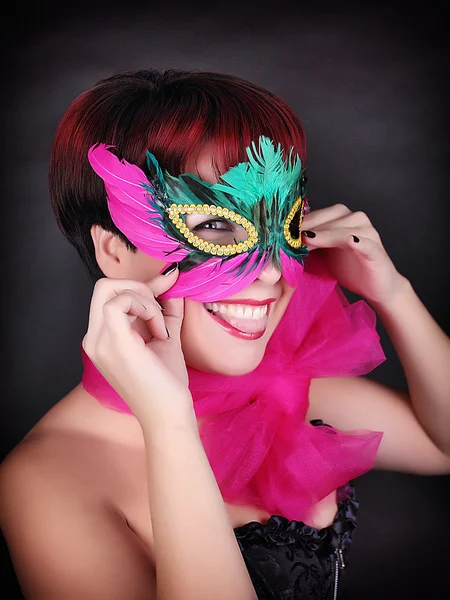 Woman in mask Royalty Free Stock Photos