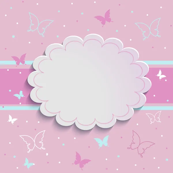 Pink background Stock Vector
