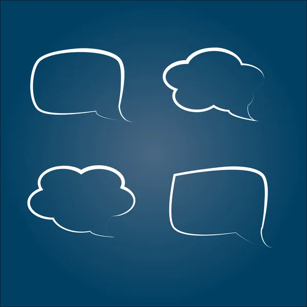 Nube para pensamientos — Vector de stock