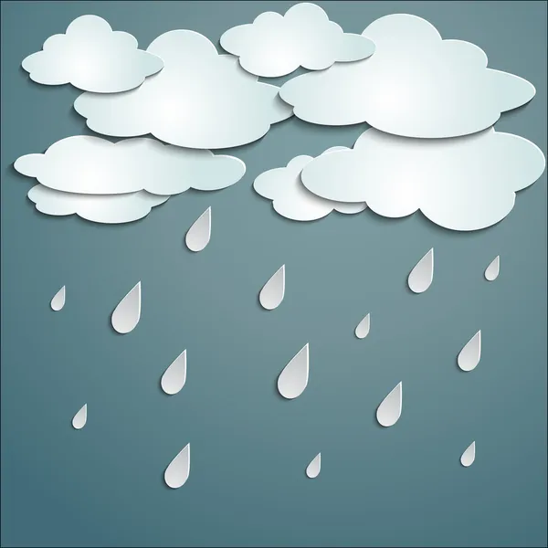 Regenachtig weer — Stockvector