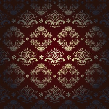 Kaligrafi sorunsuz altın deseni