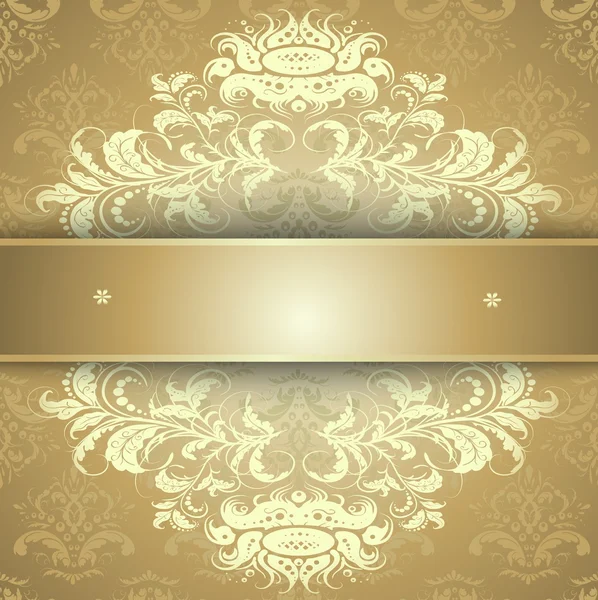 Altın kaligrafi desen