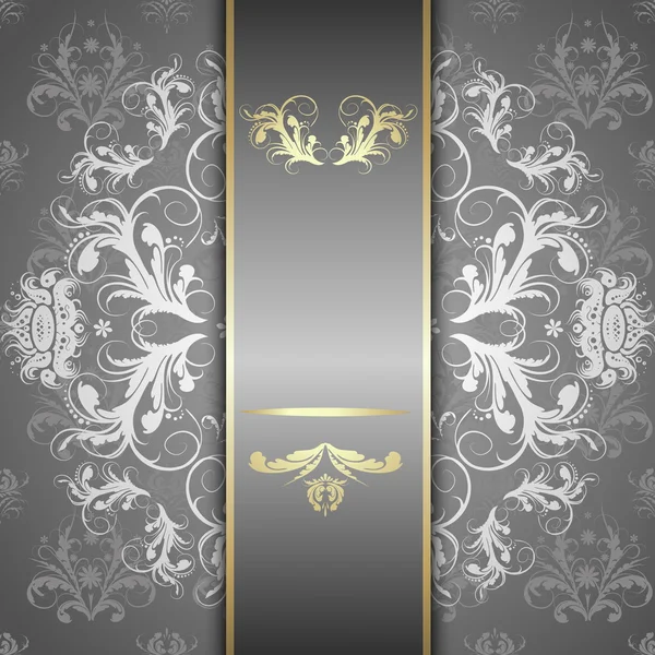 güzel bir arka plan üzerinde gümüş desen